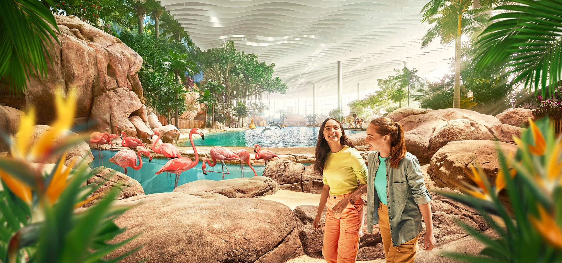 Yas Island Theme Parks Abu Dhabi Ferrari World, Warner Bros World, Yas Waterworld, and SeaWorld